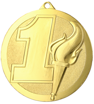 Medal stalowy grawerowany laserem- RMI
