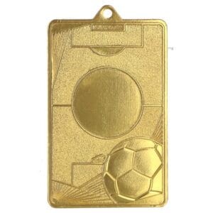 Medal złoty - boisko piłkarskie - piłka nożna - medal stalowy