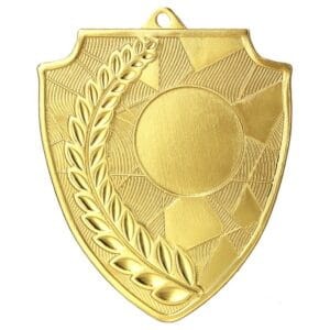 Medal złoty - tarcza z miejscem na emblemat 25mm - medal stalowy