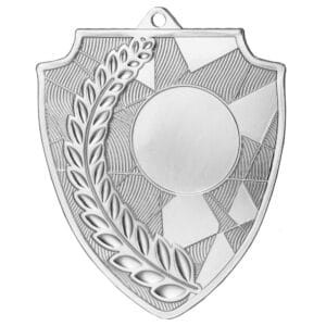 Medal srebrny - tarcza z miejscem na emblemat 25mm - medal stalowy