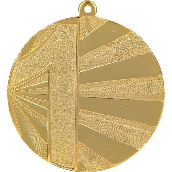 Medal metalowy z grawerowaniem na laminacie