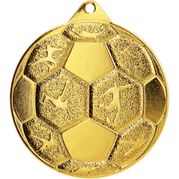 Medal złoty- piłka nożna - medal stalowy