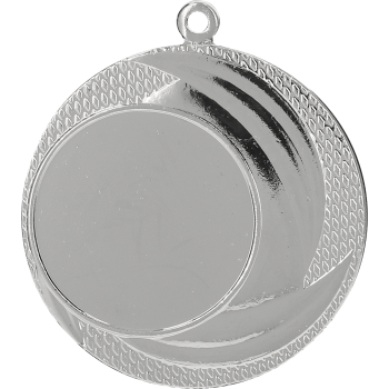 Medal srebrny ogólny z miejscem na emblemat 25 mm stalowy