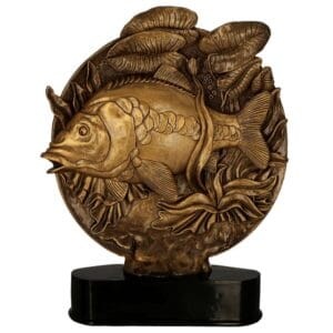 Figurka odlewana - ryba - karp