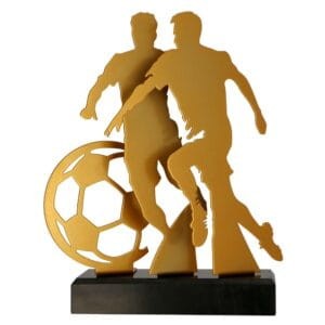 Trofeum metalowe z marmurową podstawą - Piłka nożna