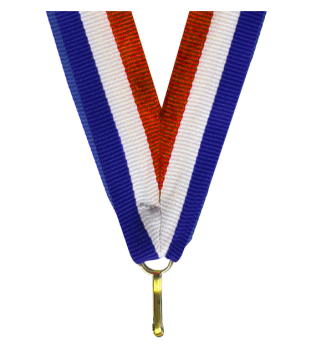 Wstążka 22 mm - czerwono-biało-niebieska