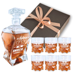 Prezent dla Taty z Grawerem - Karafka do Whisky ze Szklankami