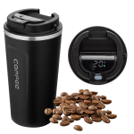 Kubek termiczny z wyświetlaczem 510 ml - DUŻY na kawę herbatę do samochodu dzień babci