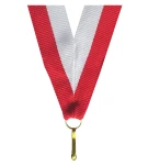 Wstążka do medali - biało-czerwona