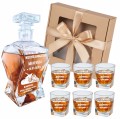 Prezent na Wieczór Kawalerski Karafka i Szklanki z Grawerem do Whisky Karafka i Szklanki z pudełkiem.jpg