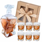 Prezent dla Strażaka Policjanta Karafka i Szklanki z Grawerem do Whisky 