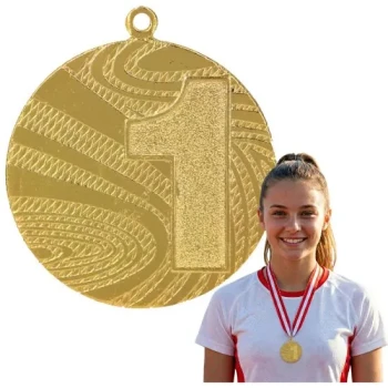 Medale dla dzieci na zawody z logo – projekt gratis, realizacja 48h fi 40mm