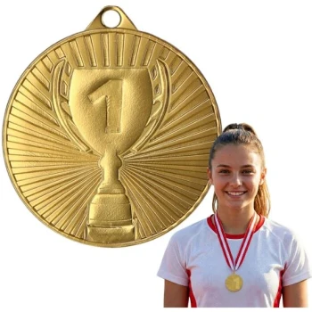 Medale sportowe 45 mm 1-2-3 miejsce dla dzieci – personalizacja na zawody i turnieje