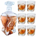 Prezent na Wieczór Kawalerski Karafka i Szklanki z Grawerem do Whisky 6.webp