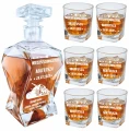 Prezent na Wieczór Kawalerski Karafka i Szklanki z Grawerem do Whisky 4.webp