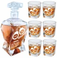 Prezent na Wieczór Kawalerski Karafka i Szklanki z Grawerem do Whisky 2.webp