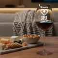 Kieliszek AMBRA 370 ml z imieniem – elegancki prezent w pudełku
