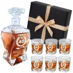 Prezent na Urodziny Karafka z Grawerem do Whisky - Niepowtarzalny Upominek