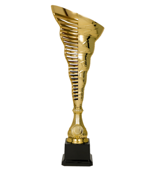 Puchar dla dzieci trofeum - nagroda w kolorze złoto - czerwonym