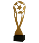 Piłka nożna Trofeum Statuetka metalowe z marmurową podstawą - piłka