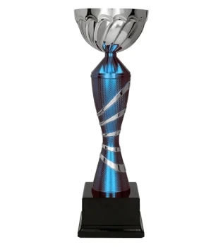 Puchar dla dzieci trofeum - nagroda w kolorze srebrno-niebieskim OTARIS BL