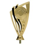 Ogólna Figurka Statuetka plastikowa złota z miejscem na emblemat