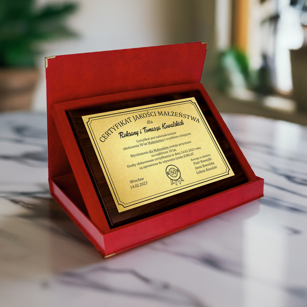 Prezent na rocznicę ślubu Cup24