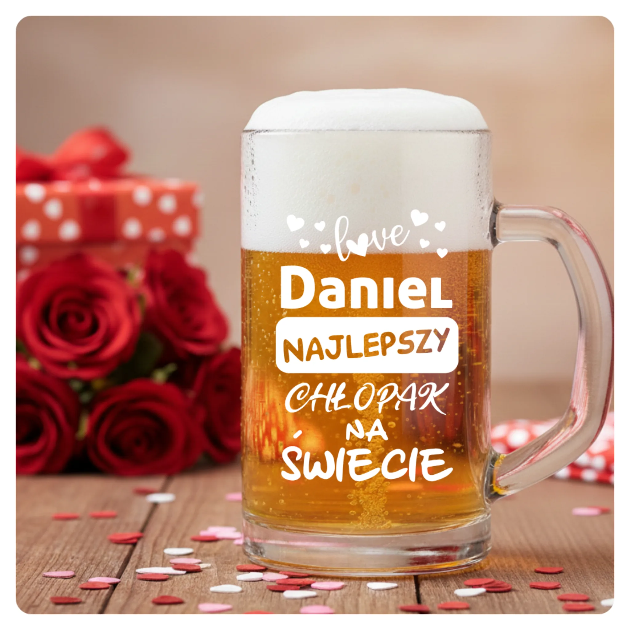 kufel z grawerem prezent na walentynki